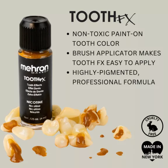 Mehron Tooth FX - Fog festék Nikotin/szuvasodás