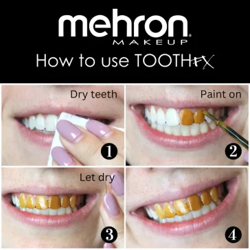 Mehron Tooth FX - Fog festék Nikotin/szuvasodás