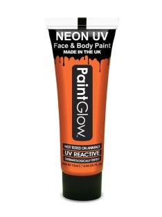 Paintglow Uv - Neon arc és testfesték narancs 10ml