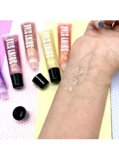 Shinny Star Sárga glitter gel 16ml