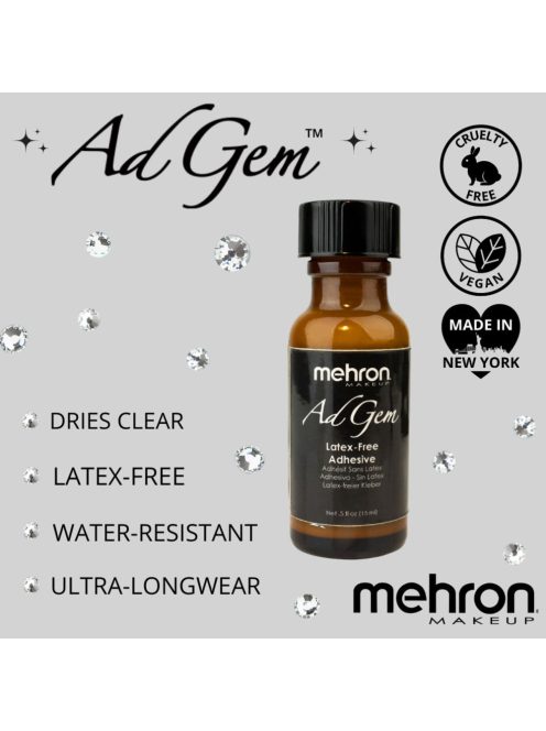 Mehron AdGem™ ragasztó 15ml Latexmentes