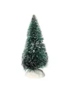 3 darabos zöld mini műfenyő készlet 6 cm, 9 cm és 12 cm magasságban