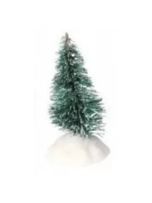 3 darabos zöld mini műfenyő készlet 6 cm, 9 cm és 12 cm magasságban