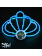 Világító party hercegnő korona fejdísz - több színben