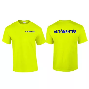 Autómentés Póló Safety Green