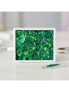 KiviArt Shiny Leaves zöld irizáló csillámkrém arcra testre hajra