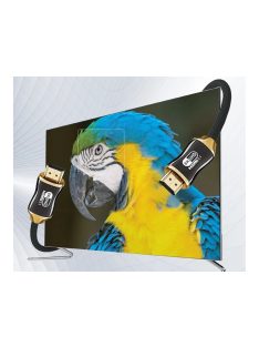 HDMI 2.1 kábel, Ultra High Speed, 8K 60Hz, 4K 120Hz, HDR, eARC, VRR támogatás, aranyozott csatlakozók, 2 méter, prémium minőség