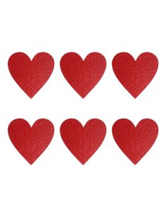 Szív filc 6db/cs 3 cm