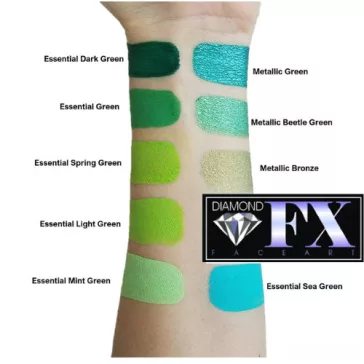 Diamond FX arcfesték - Zöld - Essential Green 90 gramm
