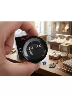 10x ékszerész zsebnagyító 30 mm lencsével ékszerek és érmék vizsgálatához