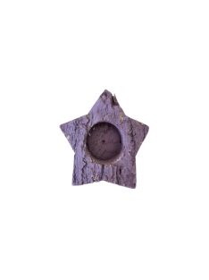 Fa Teamécses tartó csillag forma