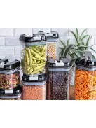 légmentesen záródó konyhai ételtároló doboz szett 5 darab