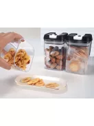 légmentesen záródó konyhai ételtároló doboz szett 5 darab