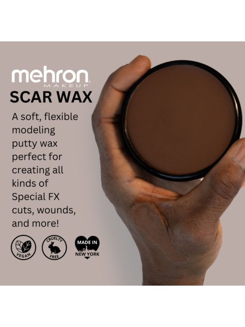 Mehron Scar Wax Dark – professzionális SFX heg- és sebwax