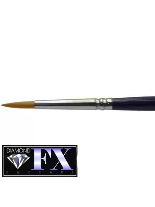 Diamond Fx Hegyes kerek arcfestő ecset 6-os