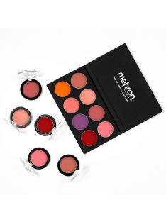 Mehron CHEEK Cream Palette – 8 Színű Krémpirosító Paletta, profi sminkeseknek