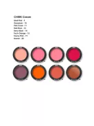 Mehron CHEEK Cream Palette – 8 Színű Krémpirosító Paletta, profi sminkeseknek