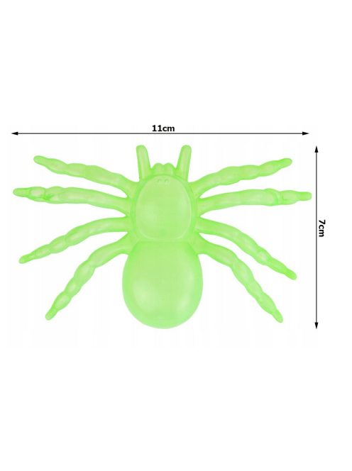 Fluoreszkáló nagy Pókok 11 cm 2db/cs