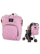 Rózsaszín 3 az 1-ben hátizsák anyának és apának, babakocsi táska és szervező hőszigetelt zsebekkel és állítható pántokkal
