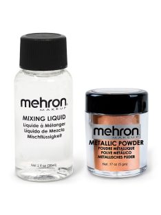 Mehron Metallic Powder Cooper + - Mixing Liquid 