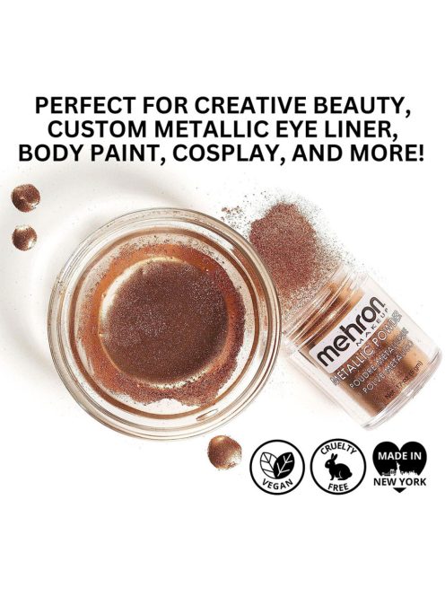 Mehron Metallic Powder Cooper + - Mixing Liquid 