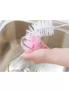 üvegmosó kefe szivacs fejjel palack és cumisüveg tisztításhoz