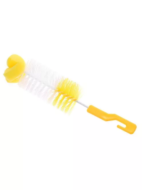 üvegmosó kefe szivacs fejjel palack és cumisüveg tisztításhoz