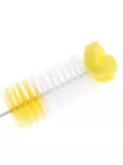 üvegmosó kefe szivacs fejjel palack és cumisüveg tisztításhoz