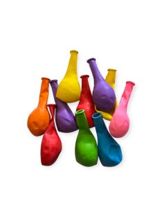 Balonevi gömb lufi vegyes színekben 30 cm 10 db