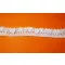 Csipke 100% pamut 1,5 cm-es fehér gumis