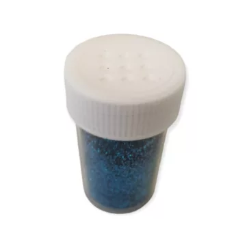 Csillámpor  15ml kék