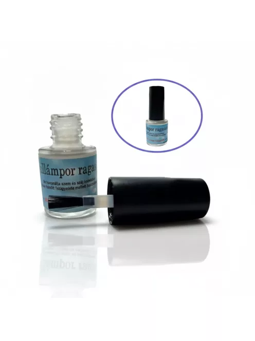 5 ml-es csillámtetoválás testragasztó, bőrbarát átlátszó ragasztó testfestéshez, vízálló csillámtetkó kellék. 