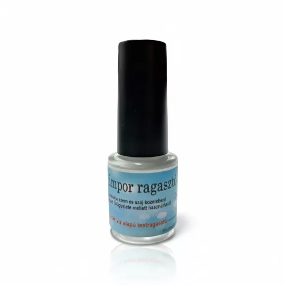 5 ml-es csillámtetoválás testragasztó precíziós ecsetes applikátorral