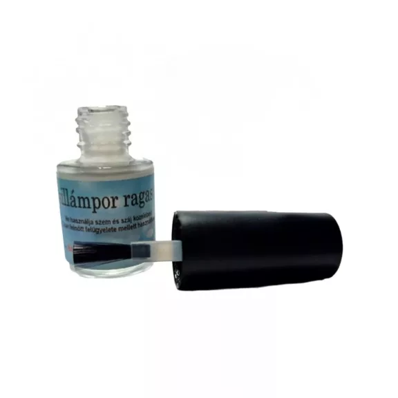 5 ml-es csillámtetoválás testragasztó precíziós ecsetes applikátorral