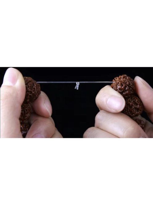 Kruzzel 40 méteres átlátszó elasztikus gumiszál tekercsben, karkötők és ékszerek készítéséhez, 0.8mm vastagság