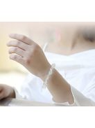 Kruzzel 40 méteres átlátszó elasztikus gumiszál tekercsben, karkötők és ékszerek készítéséhez, 0.8mm vastagság