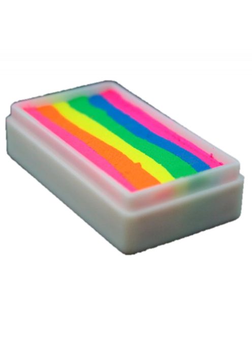 Diamond FX Color Splash csíkos arcfesték 28g, professzionális "one stroke" festék, élénk színes kombináció, fesztivál smink, bőrbarát, vízbázisú