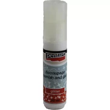 Pentart Decoupage ragasztólakk 20 ml - Glitter