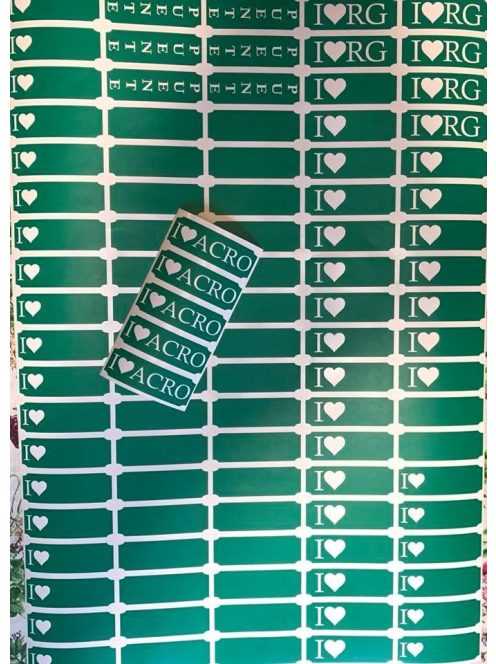 Egyedi csillámtetoválás sablon gyártása - MK Kreatív