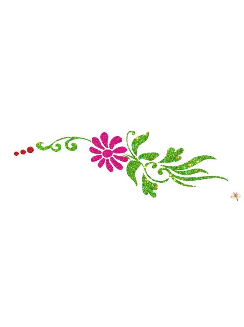 Ékszer festő sablon - Virág minta 7
