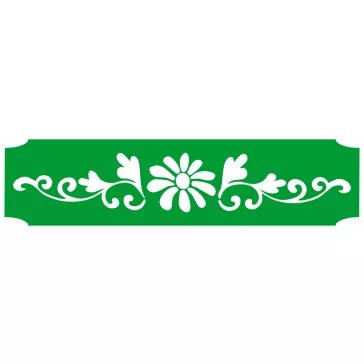 Ékszer festő sablon - Margaréta