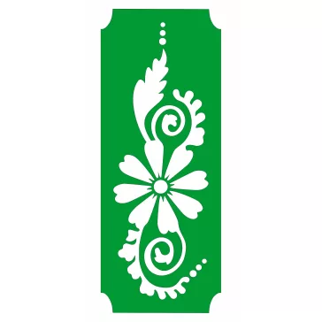 henna festő sablon