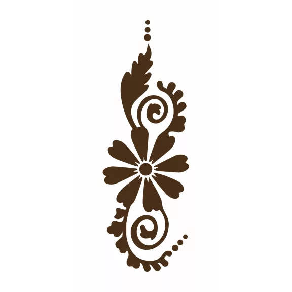 henna festő sablon