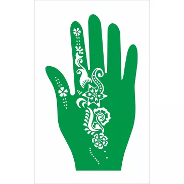 Henna sablon minta kézre
