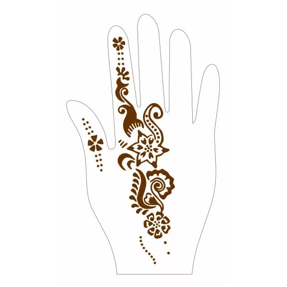 Henna sablon minta kézre