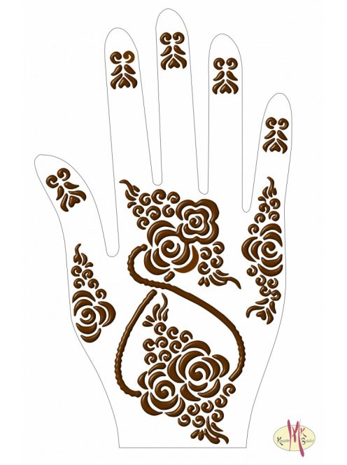 Mk Body Deco Henna sablon - Kézre 3