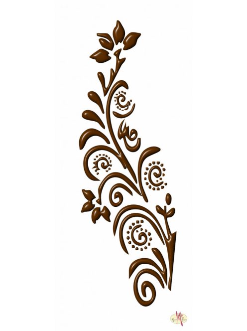 Mk Body Deco Henna sablon - Virág 10