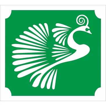 Páva henna sablon