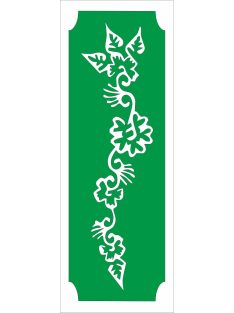 Inda henna sablon, stencil.