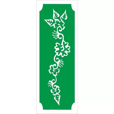 Inda henna sablon, stencil.